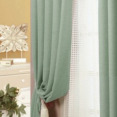 DECOREAN 디자인갤러리 3중직 프리머 암막 핀 커튼