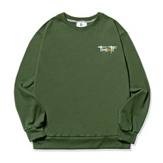 timsfit 男士用ARABIC字母小標誌重磅大學T恤