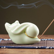 MADEINCO 販售中 動物線香座 兔子, 藍綠色