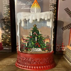 Marsh Marigold 聖誕蠟燭音樂盒 25cm, 聖誕樹風景, 12 x 8 x 25 cm, 1個
