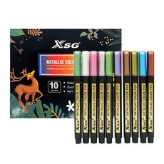 DOnG-A Pms 金屬色油漆筆, 10色, 1個