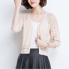 女款菱格紋罩衫