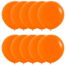 Sempertex 60cm 大型氣球, 橘色, 10個
