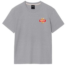 옥스타 남여공용 통기성 미우 고양이 반팔티 9TS048