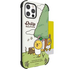 KAKAO FRIENDS Daily四角防摔可插卡手機殼