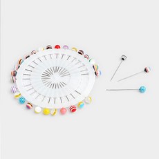 해피베어스 스트라이프 구슬 시침핀 30p, 랜덤발송, 1개