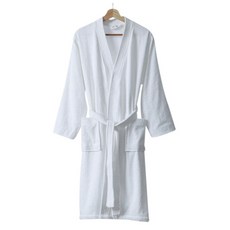 THE ZAKKA 高級棉質浴袍 M, 白色的, 1個