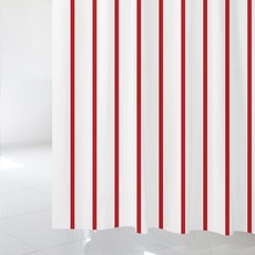 수풀 샤워 커튼 북유럽 스타일 sc309 S 1520 x 1880 mm+ 스테인리스 고리 12p + 화이트 커튼봉 풀세트, 1세트, 멀티(혼합)컬러