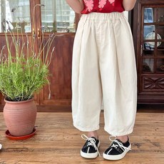 스타빈 여아용 썸머 캐주얼 밴딩 배기팬츠