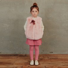 ToTo Heros 蝴蝶結裝飾絨毛背心