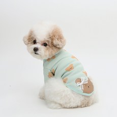 ITS DOG 寵物 My Puppy 純棉 T恤, 薄荷綠