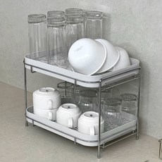 Everyweek 雙層杯子瀝水架, 1個