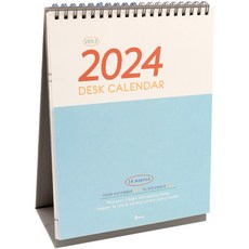 Bfancy 2024 Beginn桌上月曆桌曆, 混色, 1個