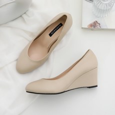 GODSHOE 女款 Riste 楔形跟淺口鞋 6cm