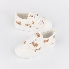 孩童小熊印花運動鞋