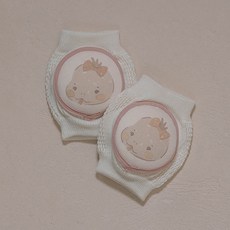 PEEKABOO 幼兒用Neureunareu護膝, 1套, 粉紅色