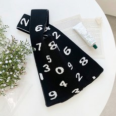 프렌치시크백 지니얼 캐주얼 레터링 니트 에코 토트 숄더백 GA5617