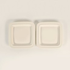 Syracuse CHINA 楓葉正方形盤, 白色, 2個