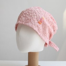 varvisu Luce 蕾絲花朵刺繡頭巾