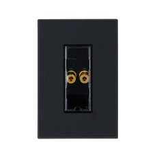 TILINS 單孔香蕉插座 深黑色, 1個