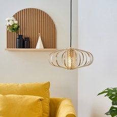 Hit Lighting Bridie 1燈餐桌吊燈 D34576B B款, 金色