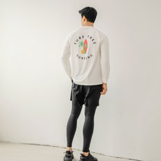 男士 Overfit 寬鬆版型 Rash Guard 頂部和底部套裝 AEIV7207PL