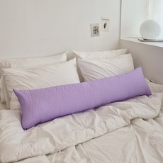 I'm Living 泡泡紗自然多用途身體抱枕, 薰衣草紫