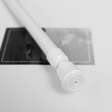 Bowel基本窗簾壓縮桿 12mm, 白色