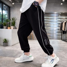 woojooi 兒童運動風涼感束口褲