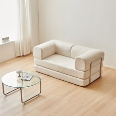 동서가구 스너피 패브릭 모듈 압축소파 1500 방문설치, 아이보리