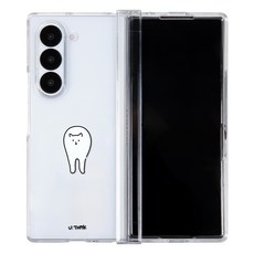 유스픽 디자인 힌지보호 클리어 휴대폰 케이스