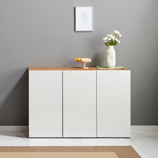 1200 수납장 방문설치, 오크화이트