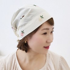 JJNINE 女性花卉刺繡頭巾 SKS04