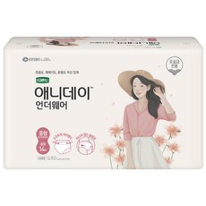 디펜드 여성용 애니데이 언더웨어 요실금 팬티 슬림, 중형, 14개입, 1개