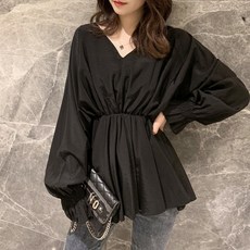 I'M MONG 女款 Lasol 垂墜感泡泡袖上衣