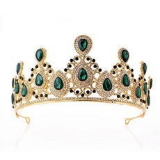 婚禮皇冠飾品 自助婚禮 cco404, 1個, 綠色