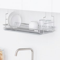 LOGIN Loha 全不鏽鋼上櫃壁掛式碗盤瀝水架, 混合色