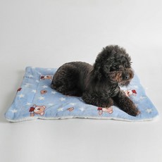 DING DONG PET Easy Sleep 多用途狗狗坐墊, 星星熊 天空藍