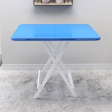 따니네 모던 접이식 테이블 ZZ014 70 x 70 x 75 cm, 블루
