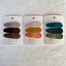 BEASOL 女童款按扣髮夾 9款組合