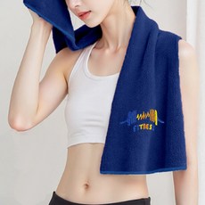 소니오 솔리드 다용도 스포츠 타월 30 x 100 cm, 3 팬텀블루, 1개