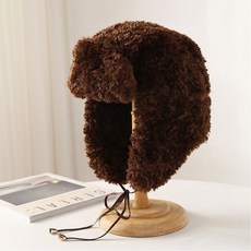 American Road 冬季刷毛內裡運動防寒帽 BRP2124, 巧克力色, 1個