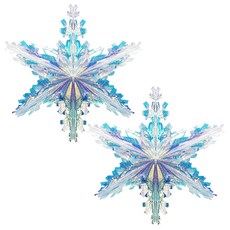 홀로그램 행잉데코 설정 육각 2p, 혼합색상