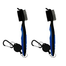 Earlyports 高爾夫球桿 球桿清潔刷 清潔器 2入, 藍色
