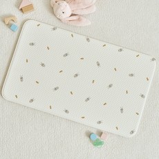 아가짱 기저귀 갈이대 PVC 양면 쿠션매트, 당근토끼