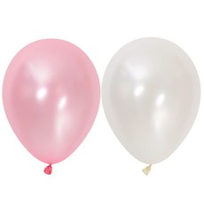 Sempertex 珍珠白 13cm x 100入 + 珍珠淡粉紅 13cm x 100入 組合, 混合顏色, 1套