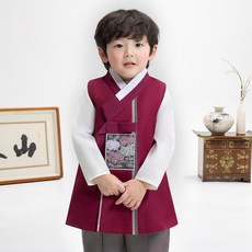 geumdong hanbok 男童款男童主線條韓服套裝 AM164