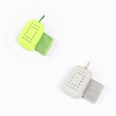 怪獸運動毛巾 90 x 30 cm 2款組, 綠色 + 灰色, 1套