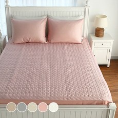 PACO HOME Amante Vincent 埃及棉床褥墊, 粉紅色