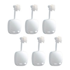 吸附型方形蓮蓬頭掛勾 TYPE1, 6個